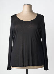 Tricou mâneci lungi mâneci lungi negru PAUSE CAFE femme