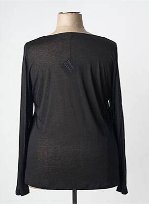 Tricou mâneci lungi mâneci lungi negru PAUSE CAFE femeie