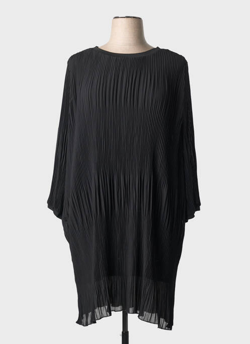 Rochie midi mâneci lungi mâneci lungi negru CISO femme