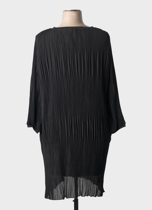 Rochie midi mâneci lungi mâneci lungi negru CISO femme