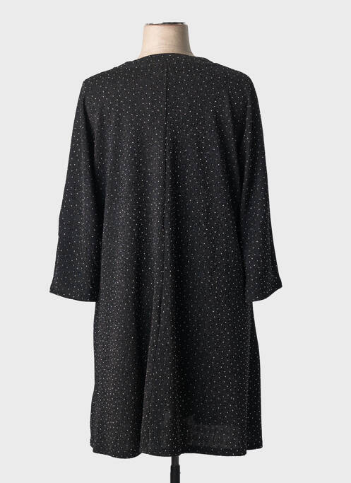 Rochie midi mâneci 3/4 mâneci 3/4 negru CISO femme