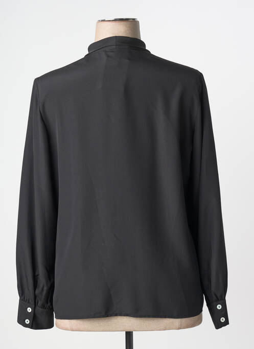 Cămașă croială dreaptă mâneci lungi negru COTTONADE femme