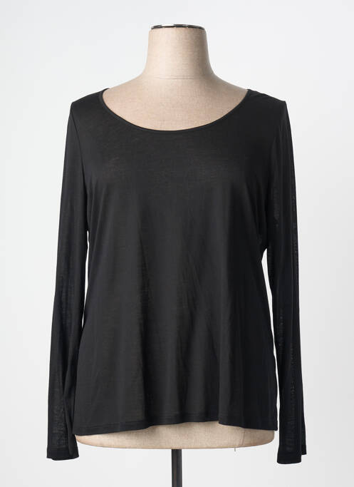 Tricou mâneci lungi mâneci lungi negru PAUSE CAFE femme