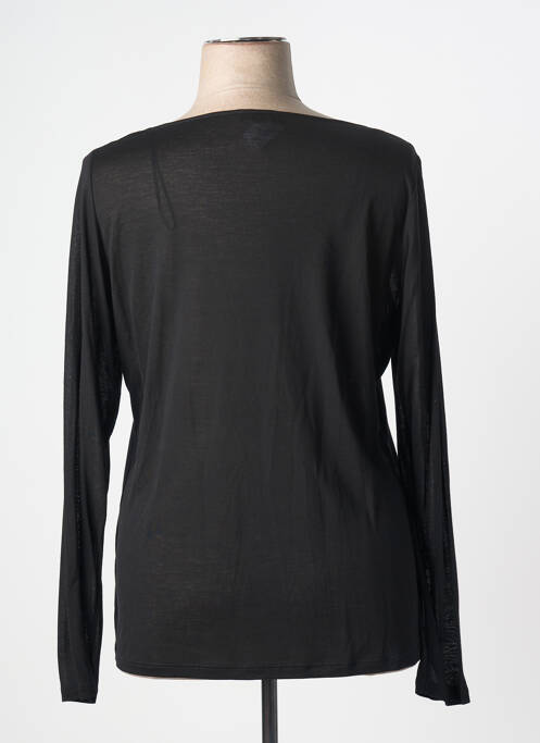 Tricou mâneci lungi mâneci lungi negru PAUSE CAFE femme