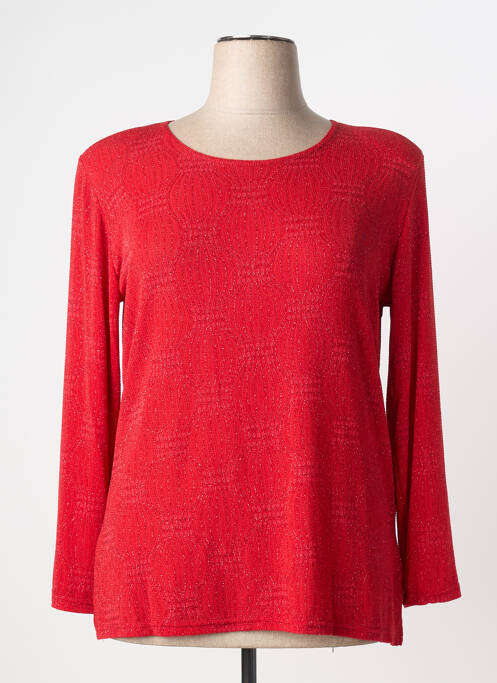 Tricou mâneci lungi mâneci lungi roșu VISION NIGHT femme