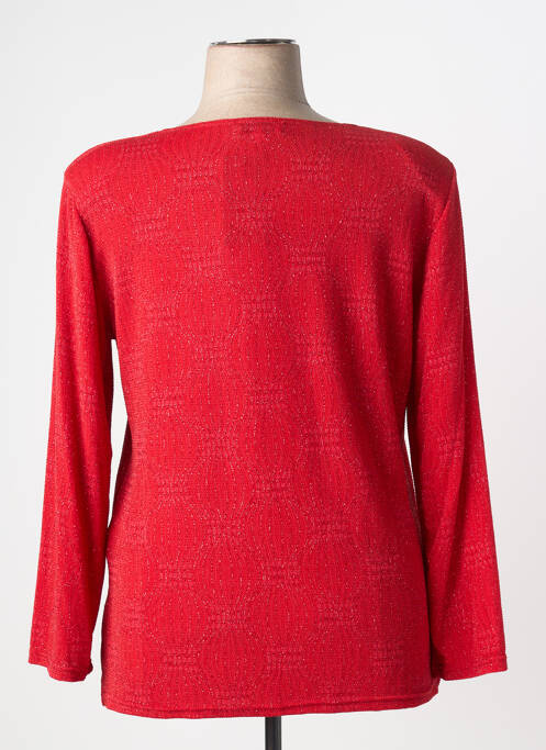 Tricou mâneci lungi mâneci lungi roșu VISION NIGHT femme