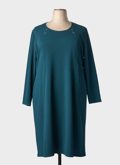 Rochie midi mâneci lungi mâneci lungi verde GEVANA femme