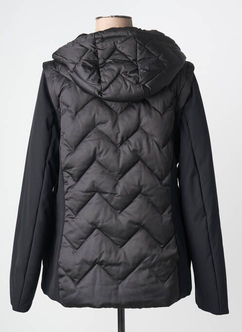 Geacă matlasată mâneci lungi cu glugă negru PREGIO COUTURE femme