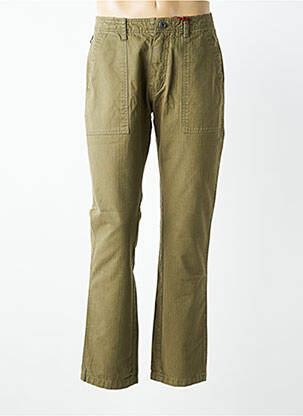 Pantalon chino buzunare mărime normală verde IRON AND RESIN bărbat