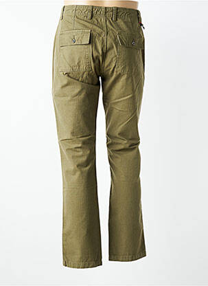 Pantalon chino buzunare mărime normală verde IRON AND RESIN bărbat