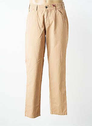 Pantalon chino țesătură poplin mărime normală bej IRON AND RESIN bărbat