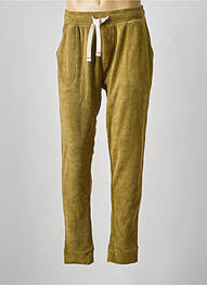 Pantalon slim talie elastică verde IRON AND RESIN femeie