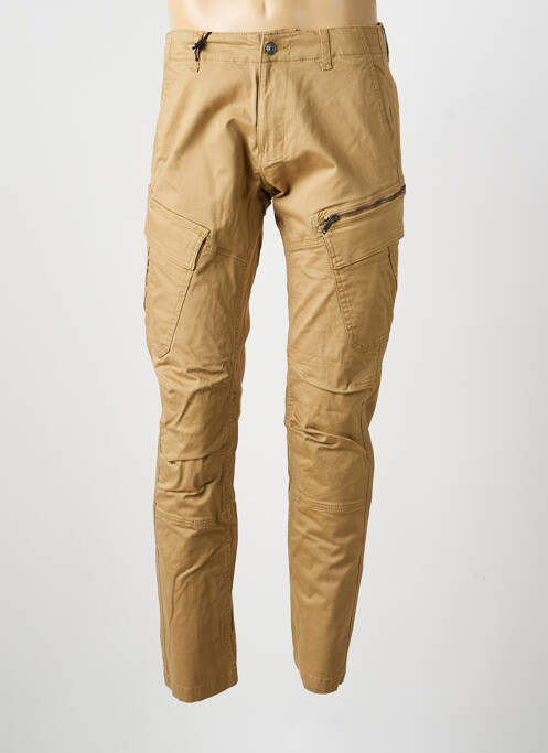 Pantalon slim elasticitate mărime normală bej DAYTONA homme