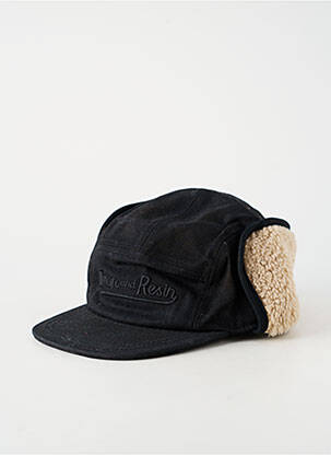 Șapcă țesătură poplin negru IRON AND RESIN bărbat