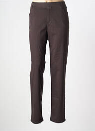 Pantalon drept elasticitate mărime normală maro ANNA MONTANA femeie