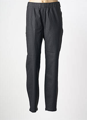 Pantalon slim talie elastică mărime normală negru CISO femeie