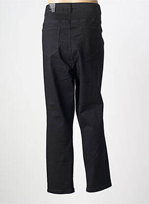 Pantalon slim talie elastică mărime normală negru CISO femeie