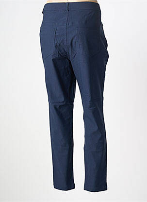 Pantalon slim talie elastică mărime normală albastru CISO femeie