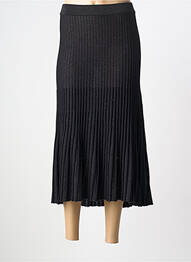 Fustă lungă croială fluidă negru BARBARA LEBEK femme