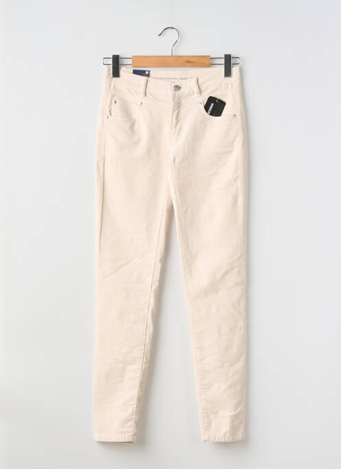 Pantalon slim elasticitate mărime normală bej ANNA MONTANA femme