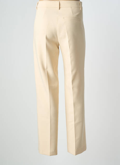 Pantalon drept elasticitate mărime normală bej ANNA MONTANA femme