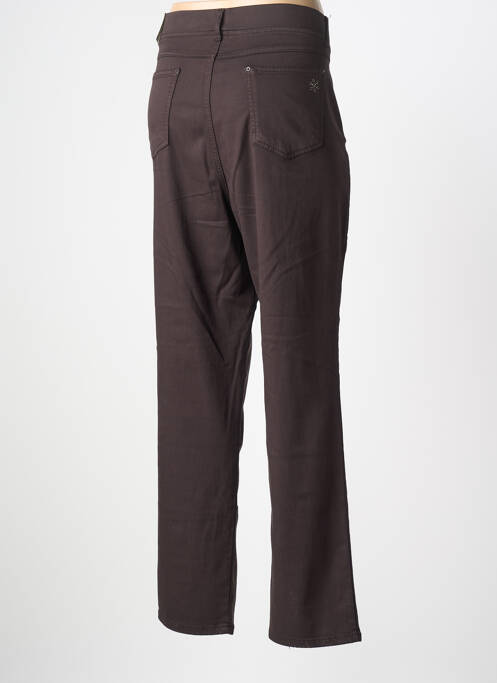 Pantalon drept elasticitate mărime normală maro ANNA MONTANA femme