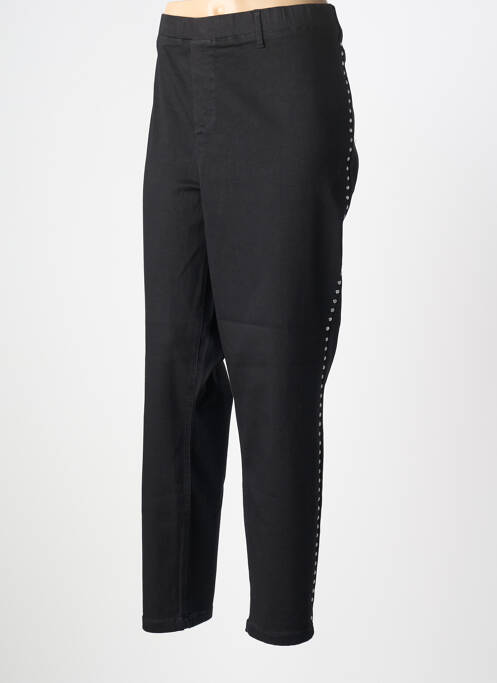 Pantalon slim talie elastică mărime normală negru CISO femme