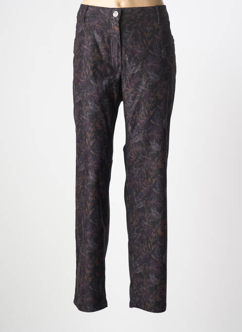 Pantalon drept elasticitate mărime normală negru STARK femme