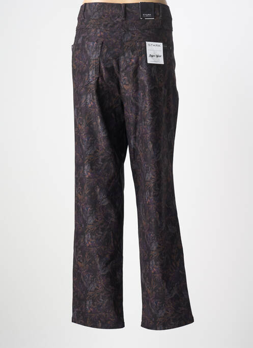 Pantalon drept elasticitate mărime normală negru STARK femme