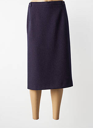 Fustă midi croială dreaptă violet 20/20 femeie