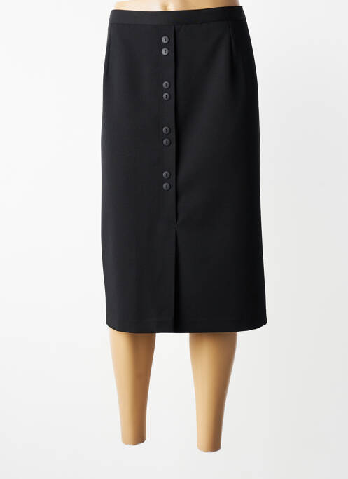 Fustă midi croială dreaptă negru 20/20 femme