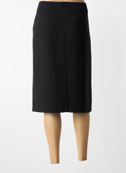Fustă midi croială dreaptă negru MODISSIMO femme
