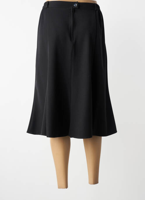 Fustă midi croială evazată negru 20/20 femme