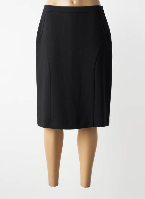 Fustă midi croială dreaptă negru GRIFFON femme