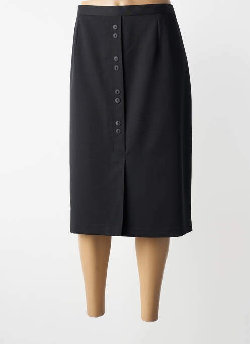 Fustă midi croială dreaptă negru 20/20 femme