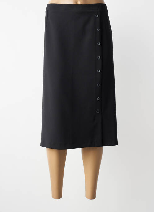 Fustă midi croială dreaptă negru GRIFFON femme