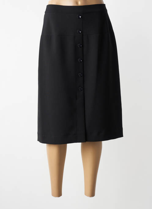 Fustă midi croială dreaptă negru GRIFFON femme
