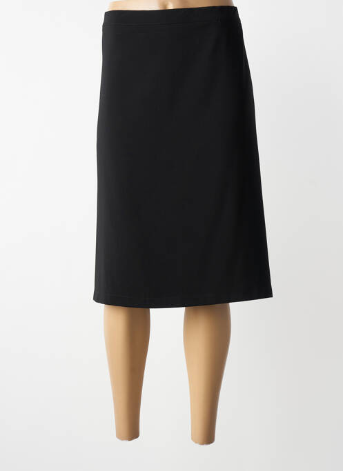 Fustă midi croială dreaptă negru ELIE BONNIE femme