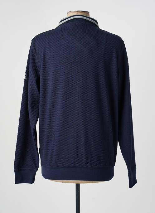 Polo mâneci lungi mâneci lungi albastru HAJO homme