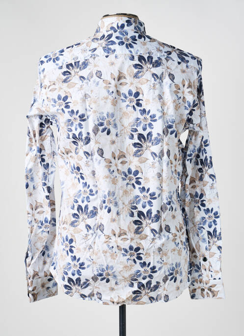 Cămașă cu mâneci lungi imprimeu fantezie alb BENSON & CHERRY homme