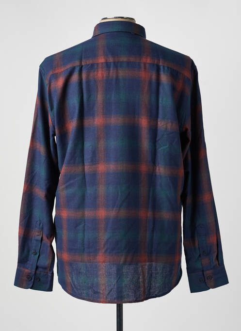 Cămașă cu mâneci lungi croială dreaptă albastru CAPTEN homme