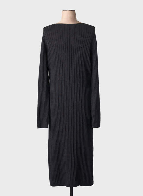 Rochie lungă mâneci lungi negru MAJESTIC FILATURES femme