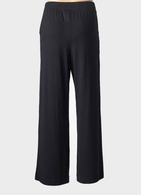 Pantalon larg mărime normală mărime normală negru MAJESTIC FILATURES femme