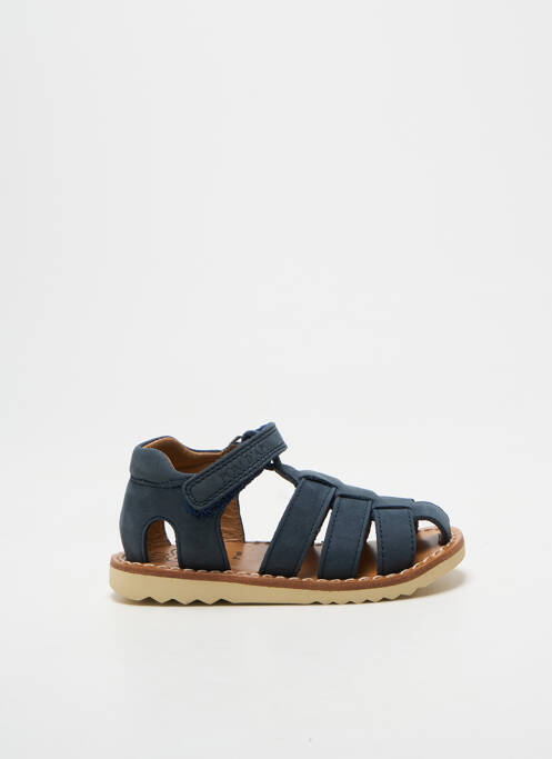 Sandale/pantofi decupați vârf rotund vârf rotund albastru POM D'API garcon