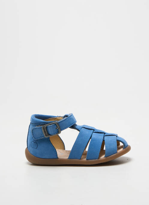 Sandale/pantofi decupați închidere cu buclă(e) vârf rotund albastru POM D'API garcon