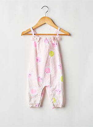 Salopetă-pantalon imprimeu fantezie bretele subțiri roz BILLIEBLUSH fată