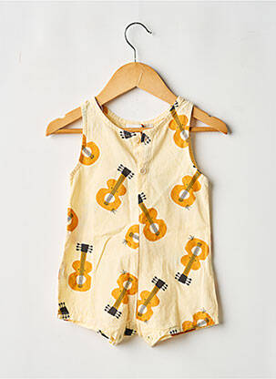 Salopetă scurtă fără mâneci fără mâneci galben BOBO CHOSES fille