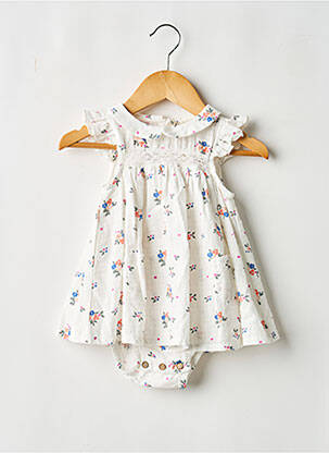 Rochie midi fără mâneci fără mâneci alb TOCOTO VINTAGE fată
