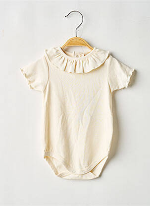 Body de lenjerie închidere cu capse la picioare bej UAUA fille