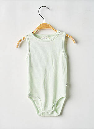 Body de lenjerie închidere cu capse la picioare verde LÄSSIG enfant